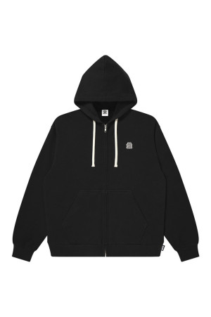SMALL OG LABEL KOBE TERRY ZIP HOODIE - BLACK（BEPFW26CS08）
