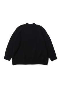 Exclusive MERINO WOOL CREWNECK KNIT / BLACK (D26AW-03013)