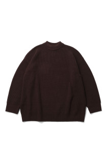 Exclusive MERINO WOOL CREWNECK KNIT / BROWN (D26AW-03013)