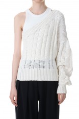 ONE SHOULDER KNIT PO (18SMSNI66)