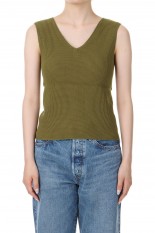 Big Waffle V neck N/S(PS19-CS08)