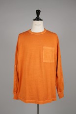 Gold LIGHT SUVIN COTTON L/S WIDE T-SHIRT PIGMENT DYED (GL68143)