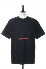 RED LOGO BELLY TEE/BLACK