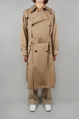 AURALEE FINX POLYESTER BIG TRENCH COAT (A20SC02FP)